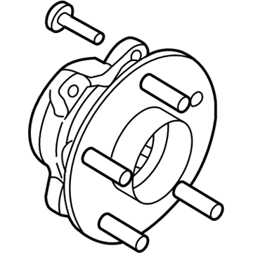 Lincoln K2GZ-1104-A Front Hub & Bearing