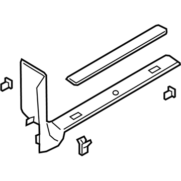 Ford KL1Z-7813208-AA Front Sill Plate, Passenger Side