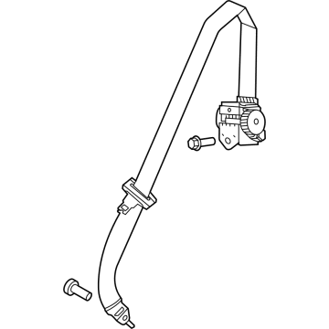 Ford PC3Z-26611B60-AA Center Seat Belt