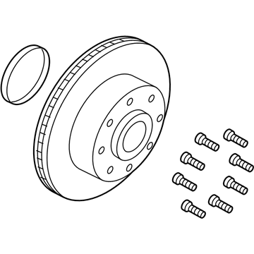 Ford PC3Z-1102-A Hub & Rotor