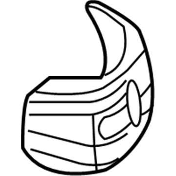 2006 Mercury Milan Exhaust Heat Shield - 6E5Z-5E258-CA