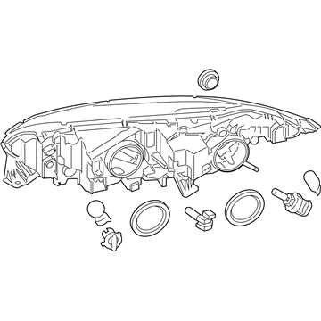 Ford KT1Z-13008-AB Headlamp Assembly