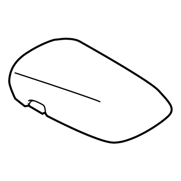 Ford FR3Z-6306024-BE Compartment Door, Red Stitch