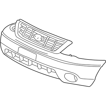 Ford Freestar Bumper - 3F2Z-17D957-SAA