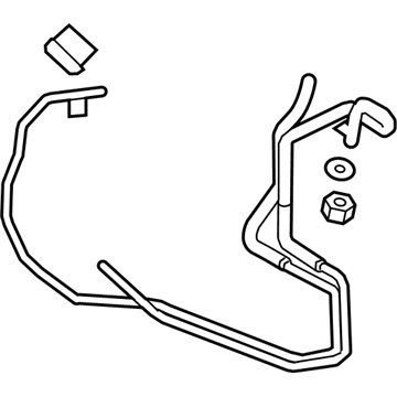 2017 Ford Edge Automatic Transmission Oil Cooler Line - F2GZ-7C410-G
