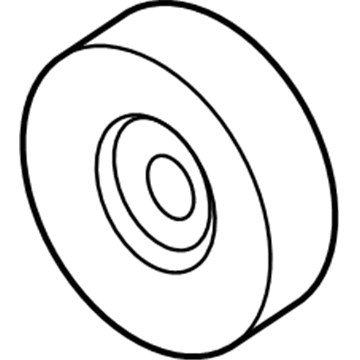 Ford 7R3Z-8678-B Idler Pulley, Lower Driver Side