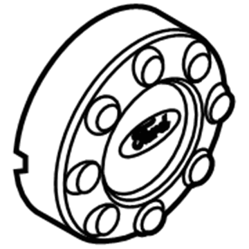 Ford 5C3Z-1130-KA Wheel Cap, Black