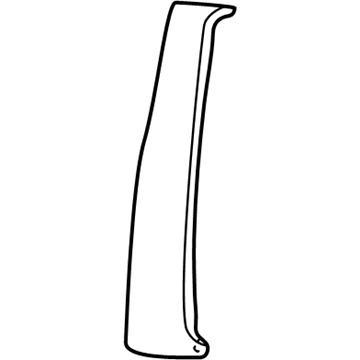 Ford 3F2Z-1620554-BAA Window Molding, Front Passenger Side