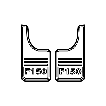 Ford F-150 Mud Flaps - VML3Z-16A550-J