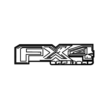 Ford ML3Z-9925622-B Decal, Black
