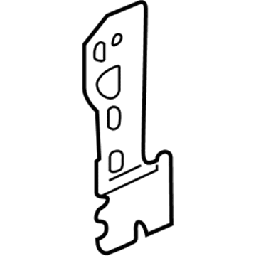 Ford YS4Z-5402508-BA Lower Reinforcement, Upper Passenger Side