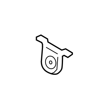 Ford HL3Z-5A246-A Rear Muffler Rear Bracket