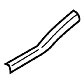 Ford FA1Z-58132A48-AA Rear Sill Plate Insert, Passenger Side