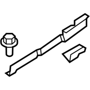 Ford FT4Z-5813280-F Rear Sill Plate Bracket, Driver Side