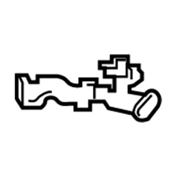 Ford 3F2Z-18D507-BA Lower Duct, Front