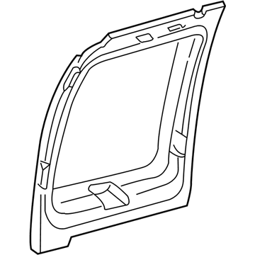 1999 Ford E-150 Econoline Weather Strip - F7UZ-1642411-AAD