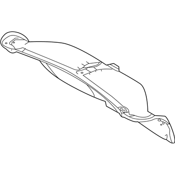 Ford DG1Z-5445594-AA Trunk Lid Trim, Rear