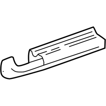 Ford 5C3Z-2627540-AAB Armrest, Charcoal, Rear Passenger Side