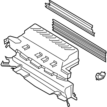 Ford GV4Z-8475-B Radiator Shutter Assembly, Front
