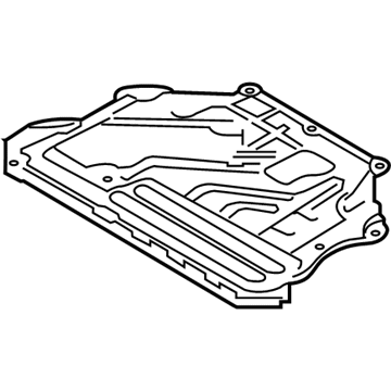 Ford EJ7Z-6P013-A Under Cover, Front