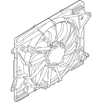 Lincoln Engine Cooling Fan - LX6Z-8C607-B