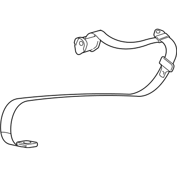 2006 Lincoln Town Car Seat Belt - 6W1Z-54611B69-CC