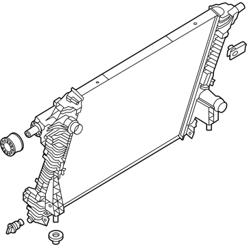 Ford HC3Z-8005-G Radiator Assembly