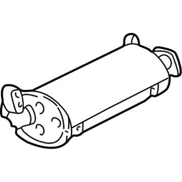 Mercury Muffler - 1L2Z-5230-BA