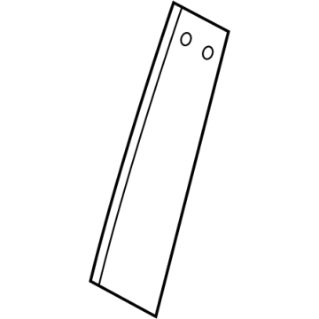 2022 Lincoln Navigator Door Moldings - JL1Z-78255A35-B