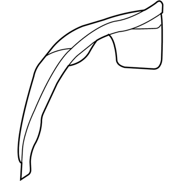 Ford 3W1Z-5427886-AA Inner Wheelhouse, Passenger Side