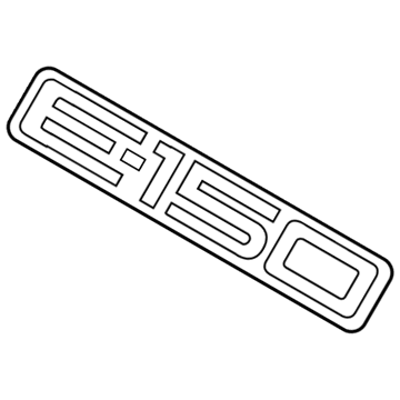 Ford E-150 Emblem - 9C2Z-1542528-A
