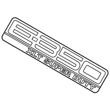 Ford E-350 Super Duty Emblem - 9C2Z-1542528-HA