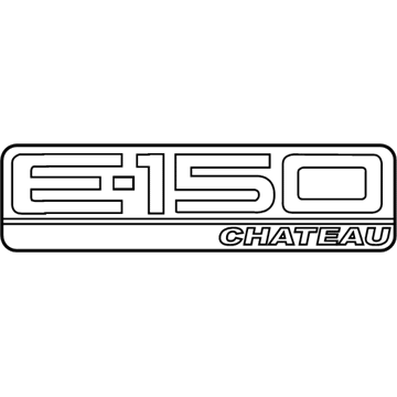 Ford E-150 Emblem - 6C2Z-1542528-CA