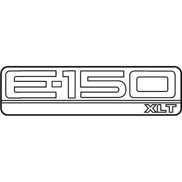 Ford E-150 Emblem - 9C2Z-1542528-F
