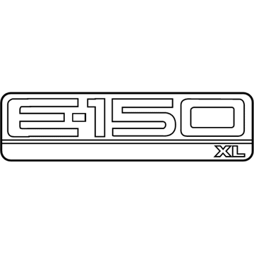 Ford E-150 Emblem - 6C2Z-1542528-EA