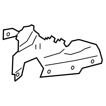 Ford KB3Z-16103-A Rear Shield