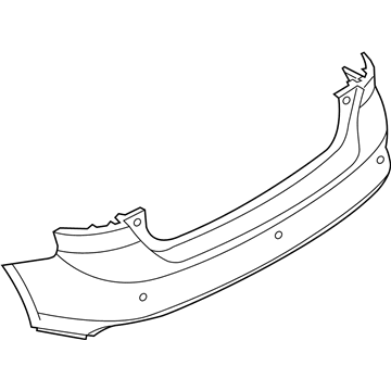 Ford Focus Bumper - CP9Z-17K835-BAPTM