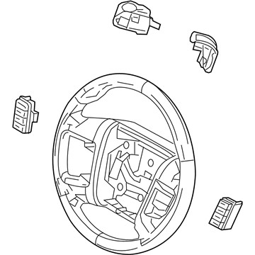 Lincoln Steering Wheel - DA5Z-3600-FB