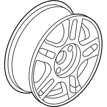 2005 Mercury Monterey Spare Wheel - 6F2Z-1007-D
