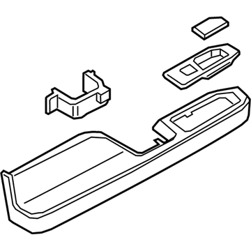 Lincoln Armrest - JL7Z-7827541-BD