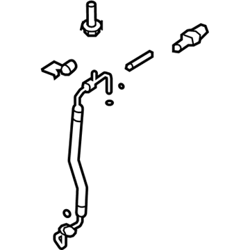 Ford Edge A/C Hose - 8T4Z-19972-AA