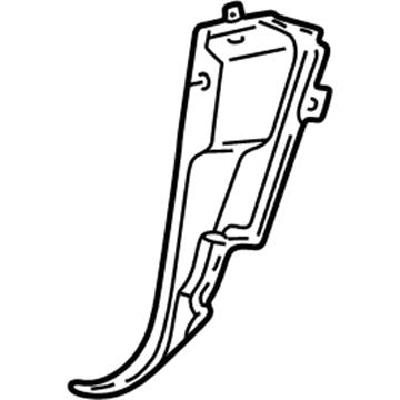 Ford 1L3Z-16278D13-AAD Corner Trim, Driver Side