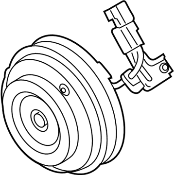 Lincoln A/C Clutch - K2GZ-19V649-A