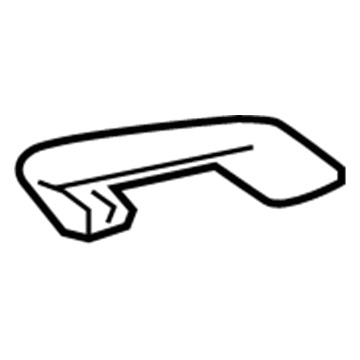 Ford 9E5Z-5431406-AA Grip Handle, Black/Charcoal, Rear Passenger Side