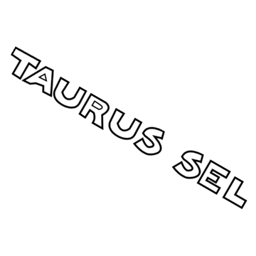 2007 Ford Taurus Emblem - 4F1Z-5442528-DA