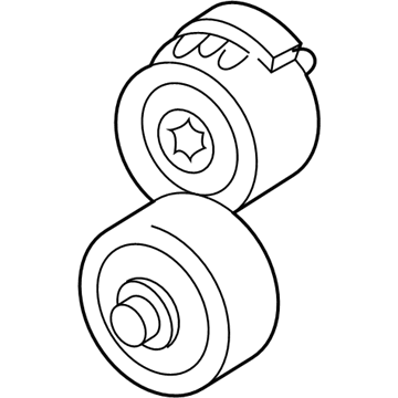 Mercury F68Z-6B209-AA Serpentine Tensioner