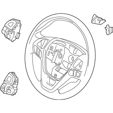 Ford Steering Wheel - FB5Z-3600-MA