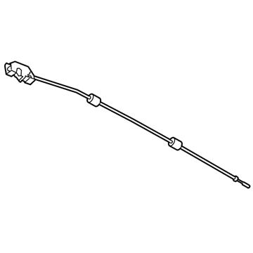 Ford 9T1Z-6143286-C Upper Latch, Rear Passenger Side