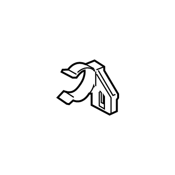 Ford 4M5Z-8B365-AA Water Hose Clip