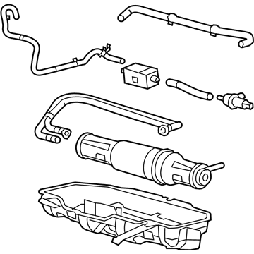 Ford 7R3Z-9D653-C Cannister - Fuel Vapour Storage